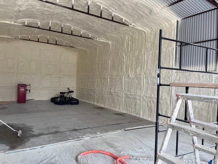 Magazyn ocieplony przy wykorzystaniu piany PUR zamknięto-komórkowej