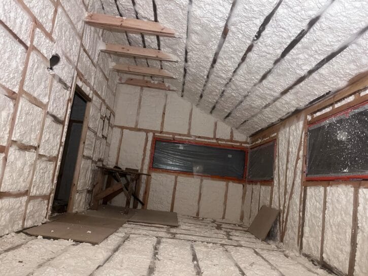 Dom szkieletowy ocieplony pianą PUR